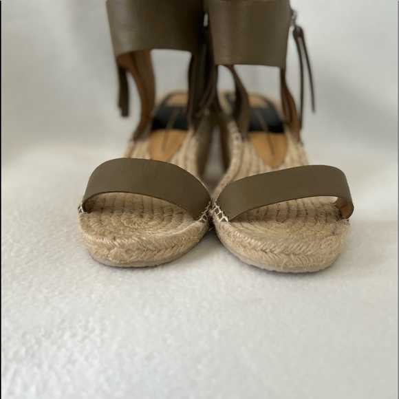 Dolce Vita Size 8 Beige Heeled Espadrille Sandals - Picture 9 of 16